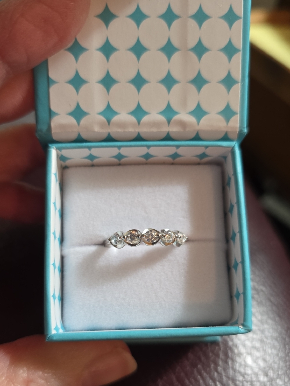 New With Box Ryze Sterling Silver Ring. Size 7
